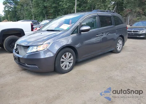 2017 Honda Odyssey Ex-L из США, поврежденный, VIN 5FNRL5H63HB021877